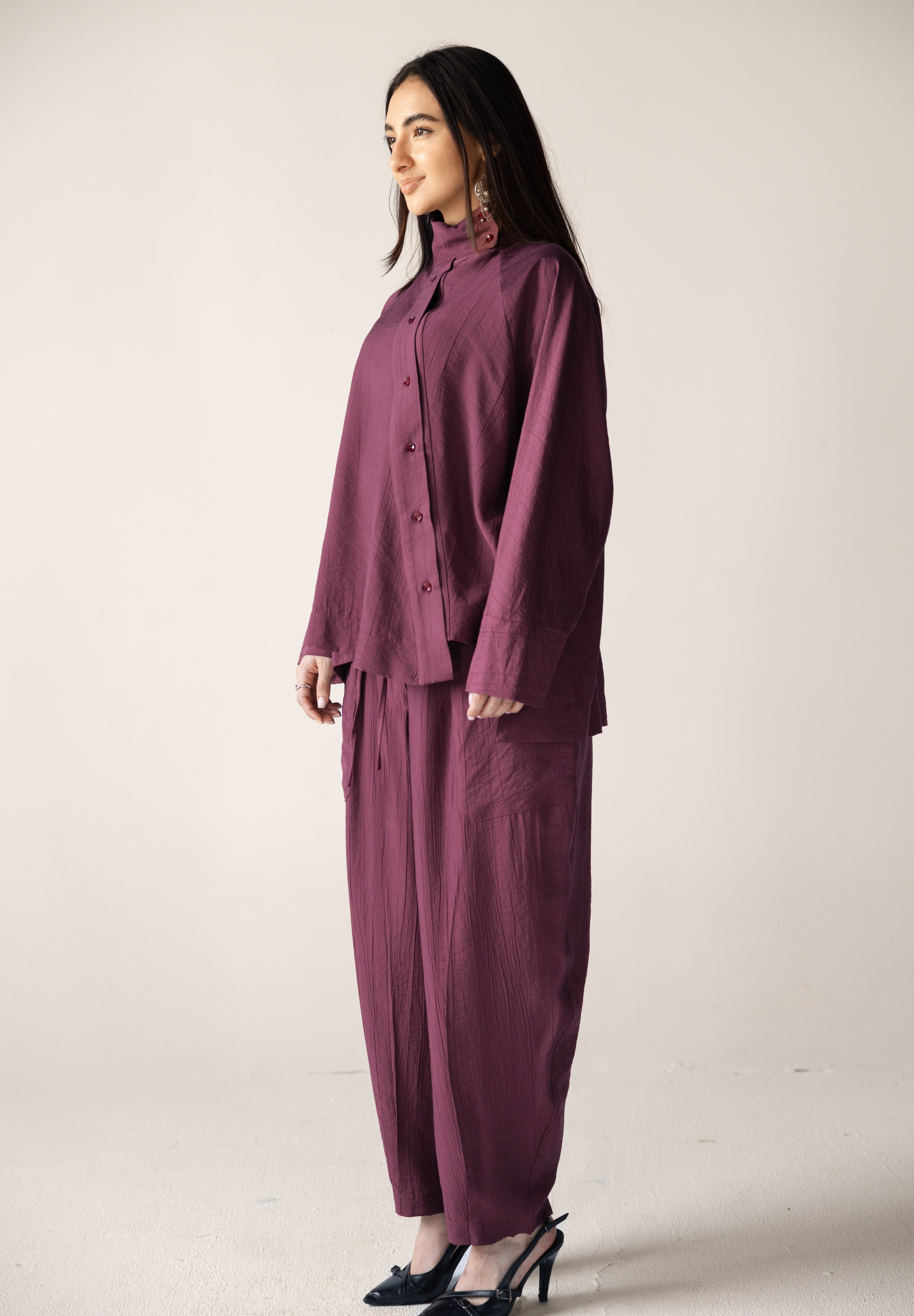 The Exhale Set Burgundy - AB ESSENTIALS