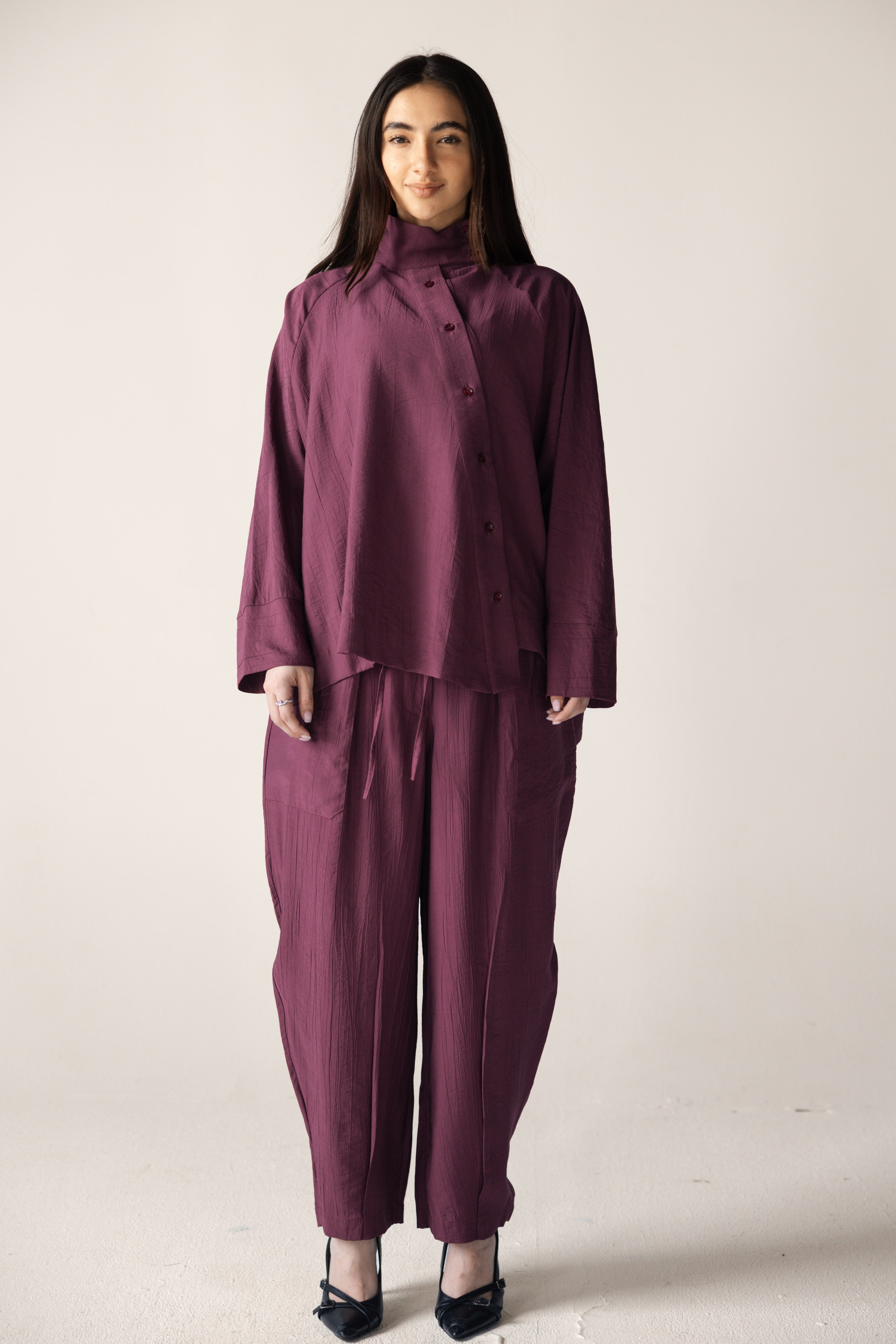 The Exhale Set Burgundy - AB ESSENTIALS