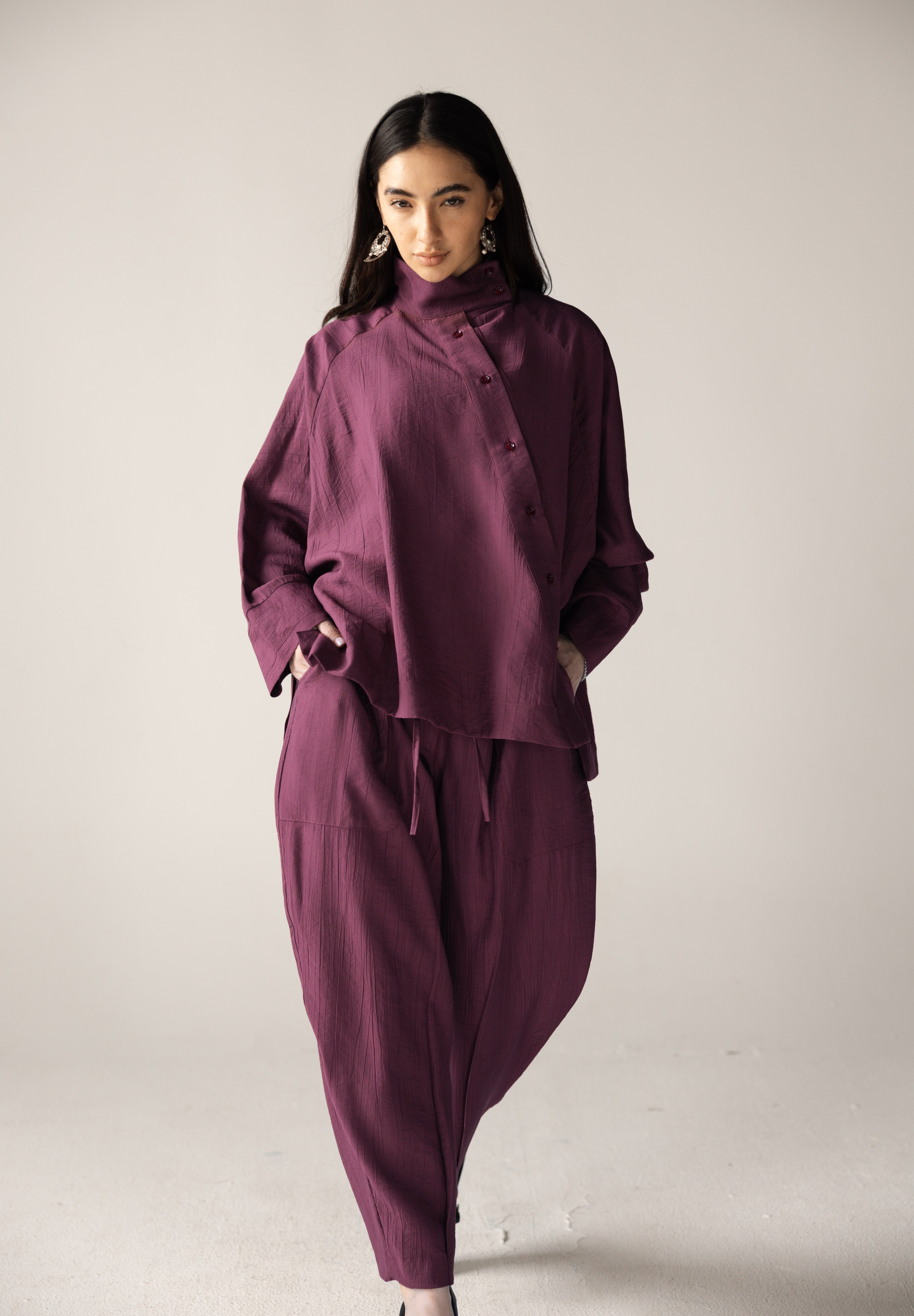 The Exhale Set Burgundy - AB ESSENTIALS