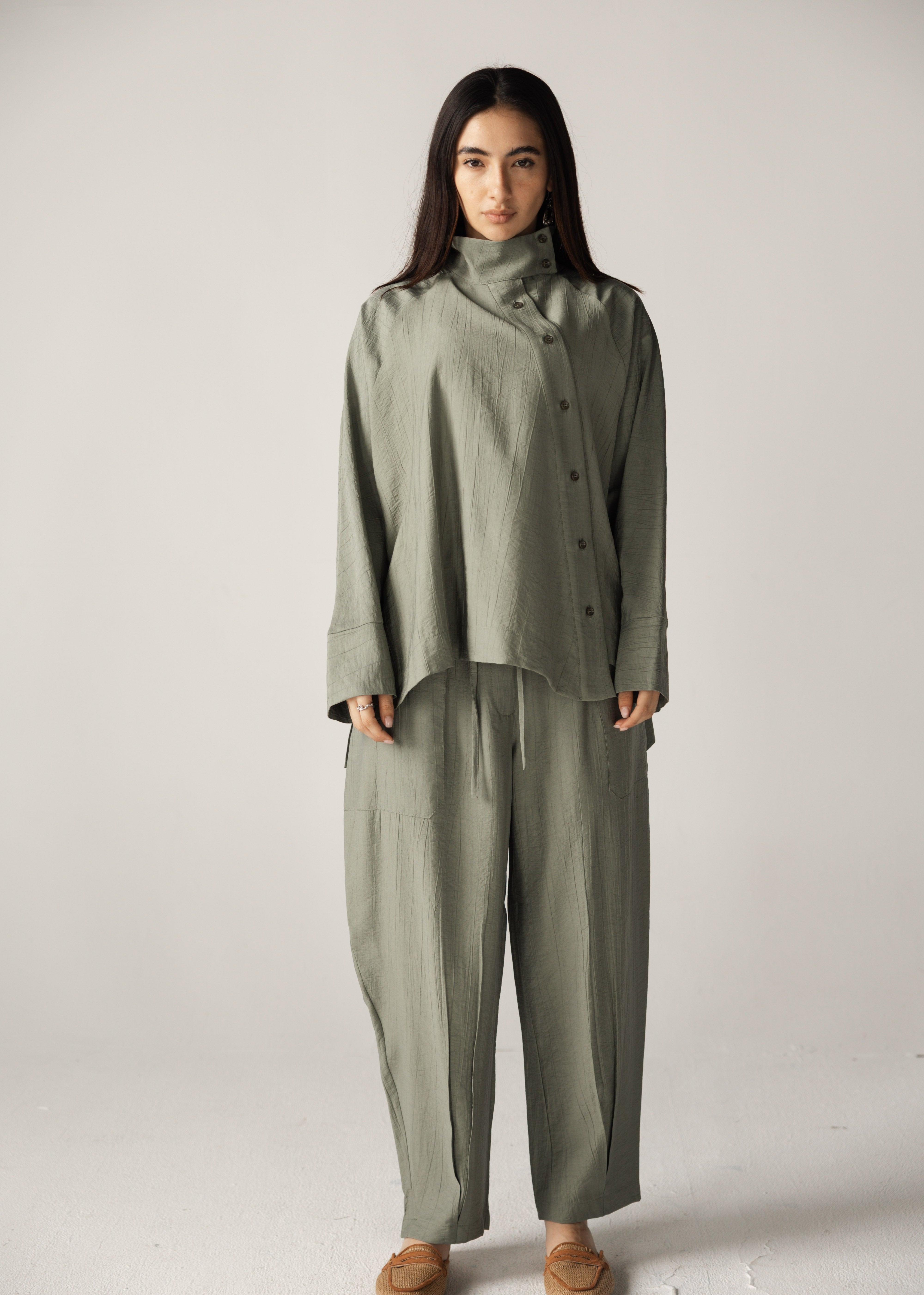 The Exhale Set Olive - AB ESSENTIALS