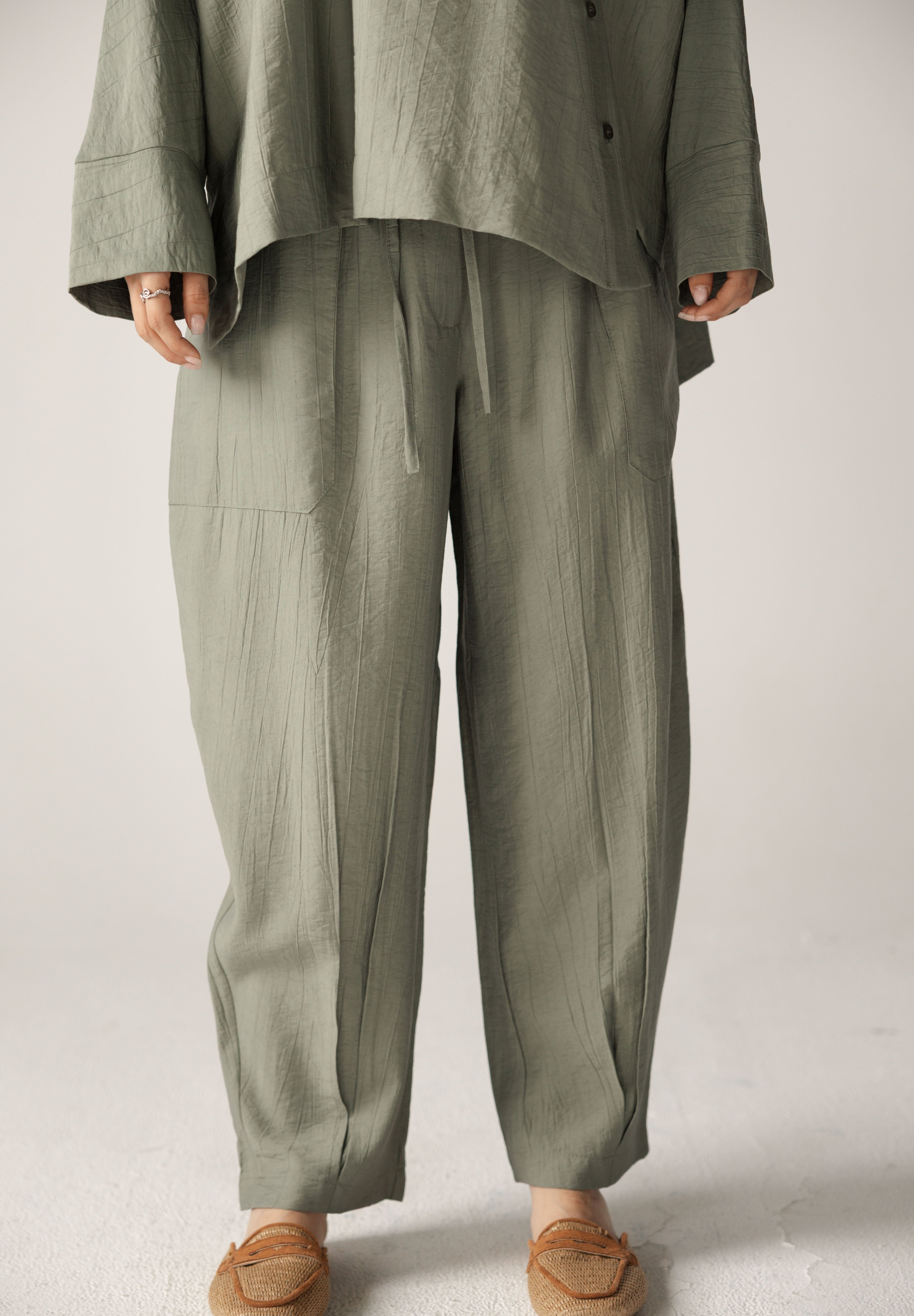 The Exhale Set Olive - AB ESSENTIALS