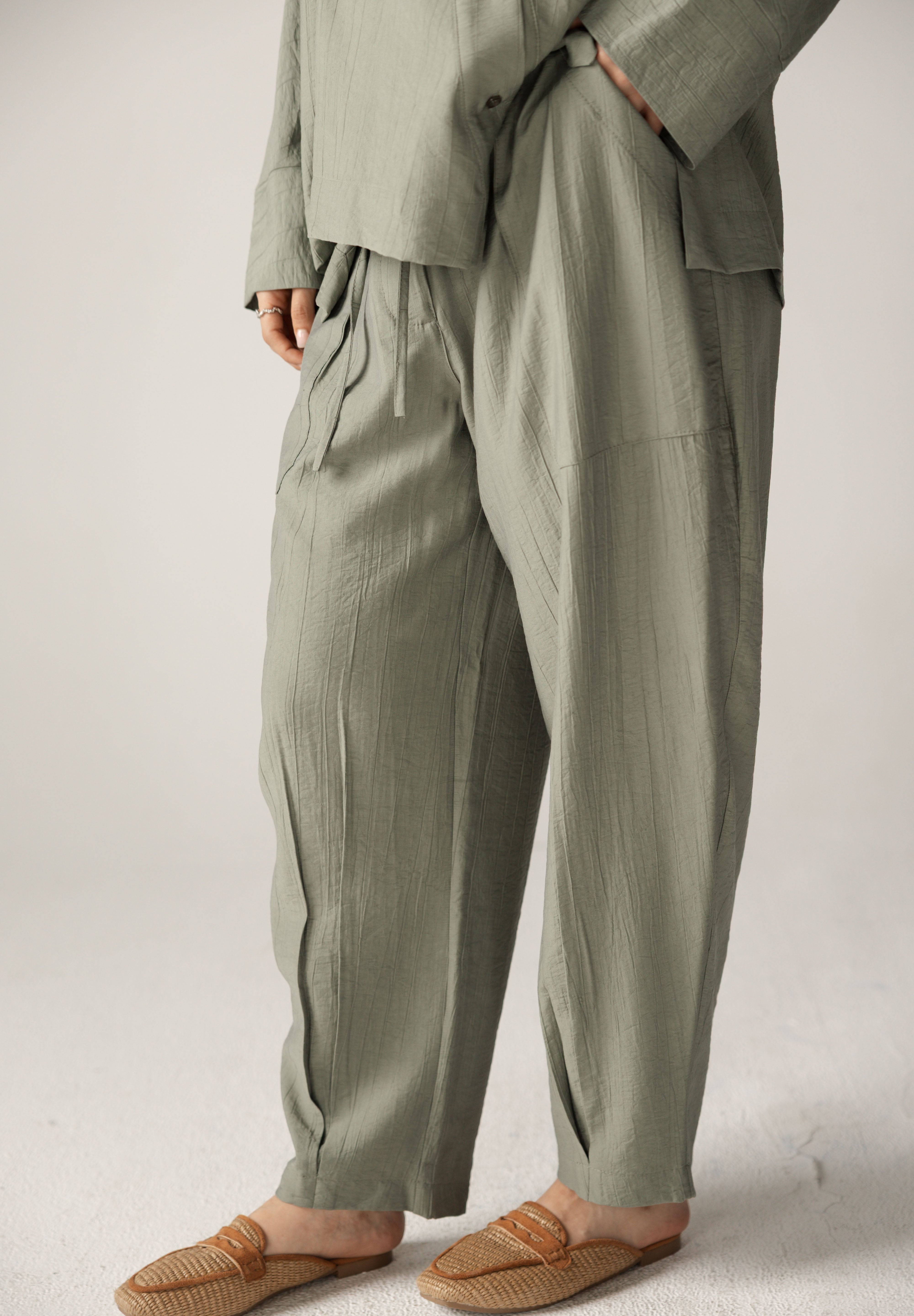 The Exhale Set Olive - AB ESSENTIALS