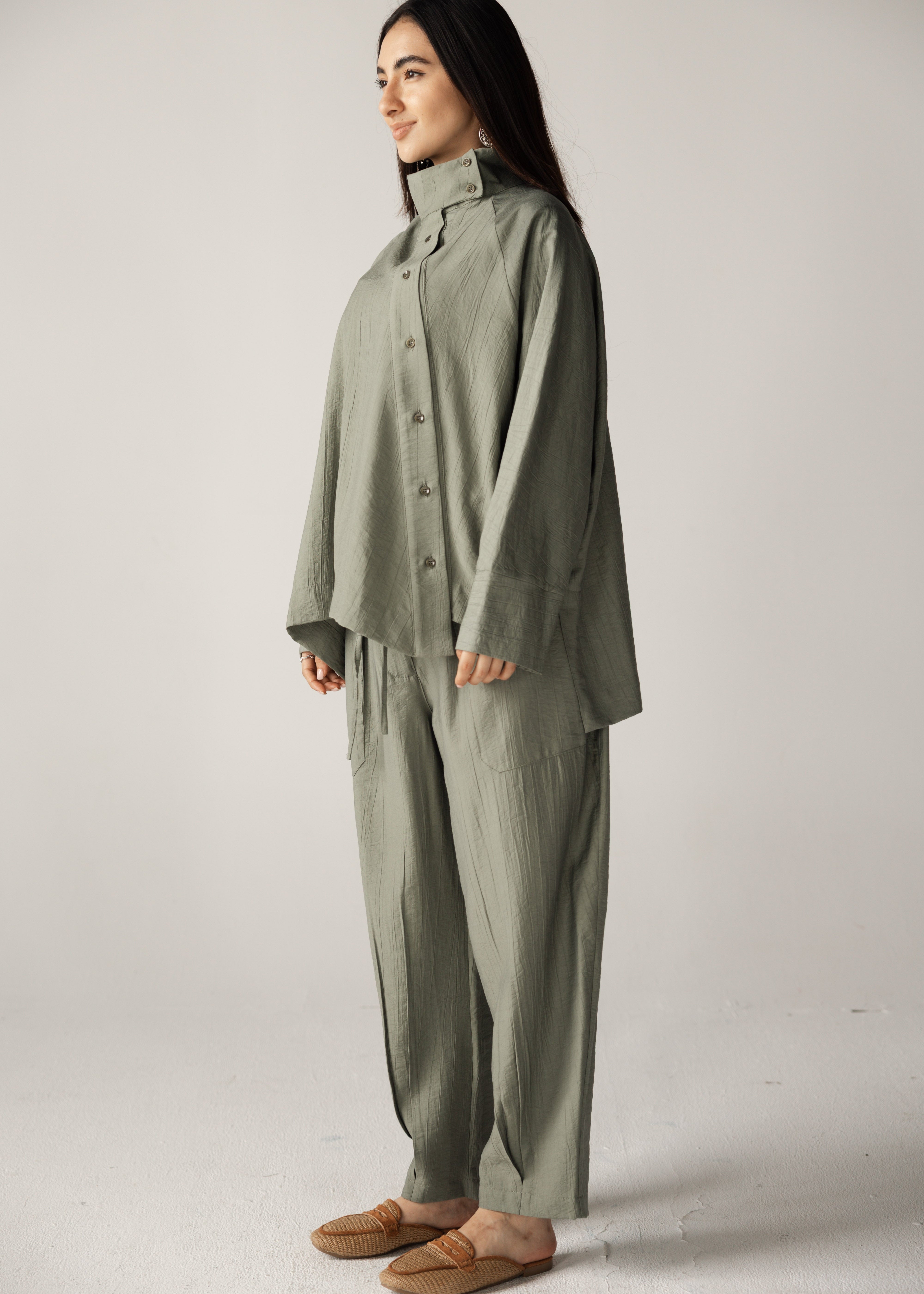 The Exhale Set Olive - AB ESSENTIALS