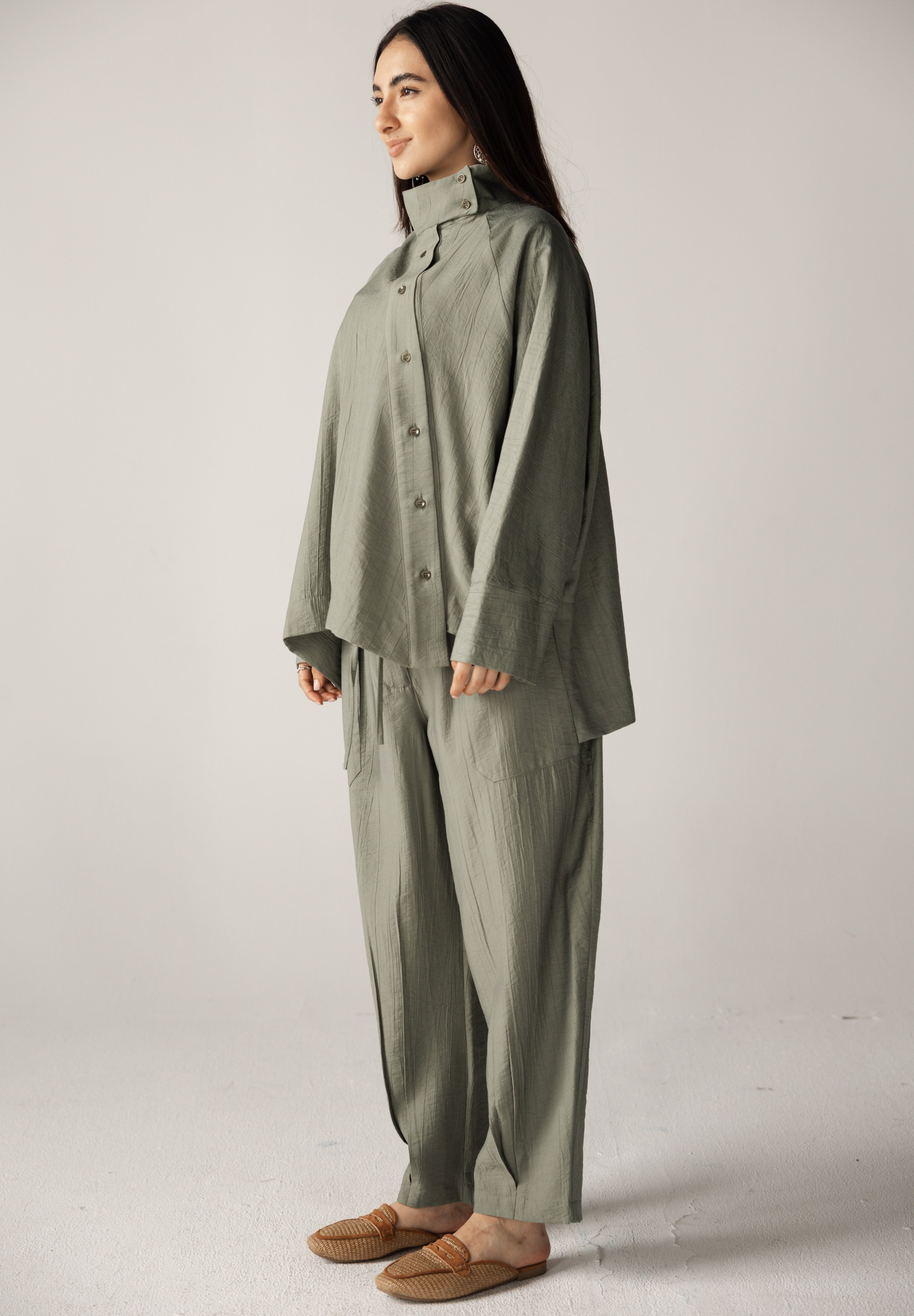 The Exhale Set Olive - AB ESSENTIALS