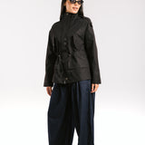 The Icon Gabardine Jacket Black - AB ESSENTIALS