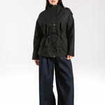 The Icon Gabardine Jacket Black - AB ESSENTIALS