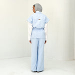 The Linen Pair Set Baby Blue - AB ESSENTIALS