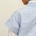 The Linen Pair Set Baby Blue - AB ESSENTIALS