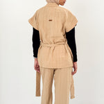 The Linen Pair Set Beige - AB ESSENTIALS