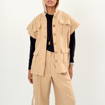The Linen Pair Set Beige - AB ESSENTIALS