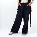 The Linen Pair Set Black - AB ESSENTIALS