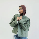 The Mini Trench Olive - AB ESSENTIALS