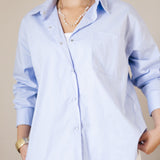 The Perfect Shirt Baby Blue - AB ESSENTIALS