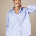 The Perfect Shirt Baby Blue - AB ESSENTIALS