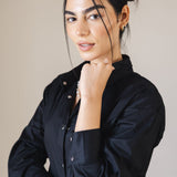The Perfect Shirt Black - AB ESSENTIALS