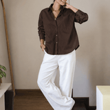 The Perfect Shirt Brown - AB ESSENTIALS