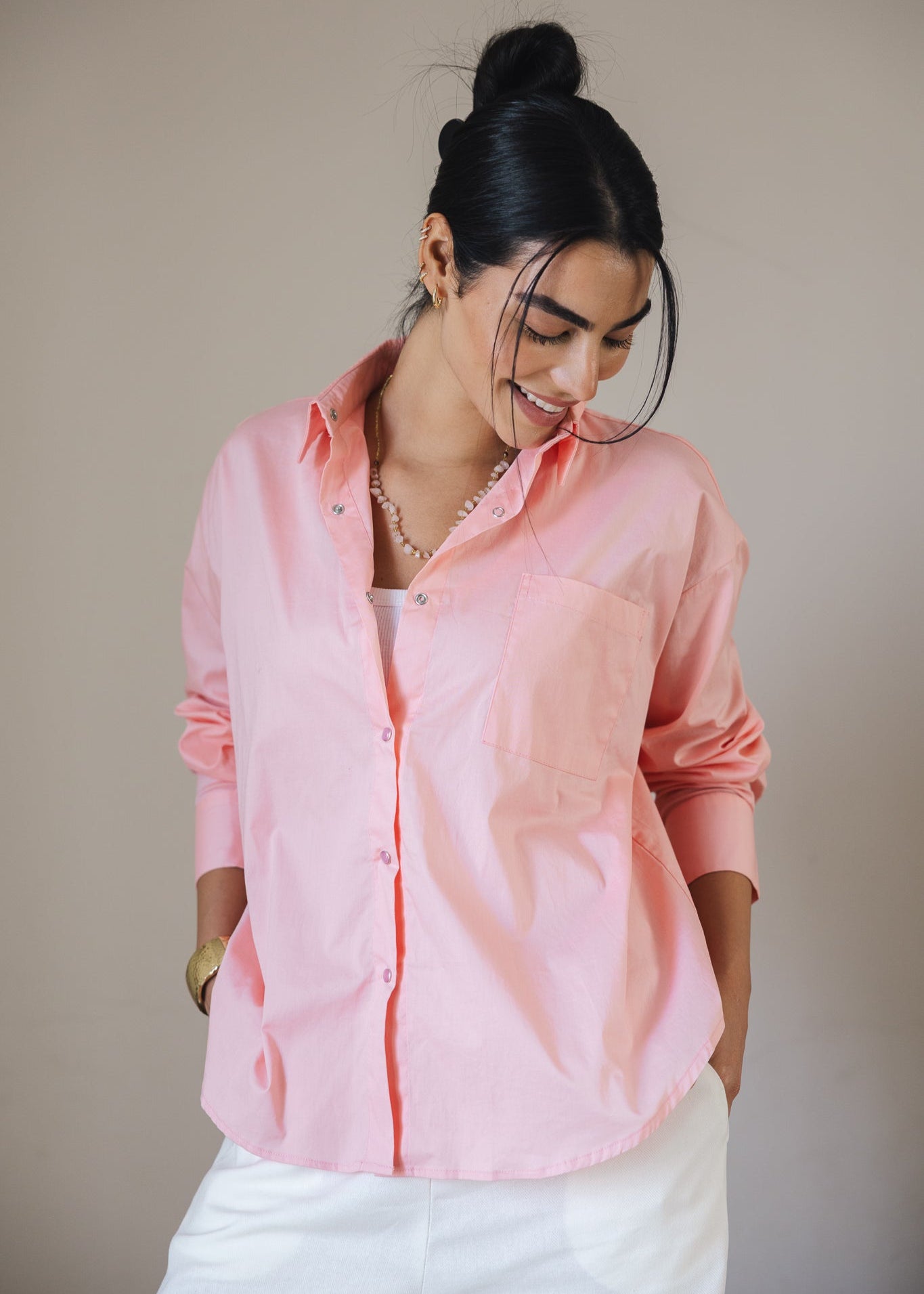 The Perfect Shirt Rose - AB ESSENTIALS