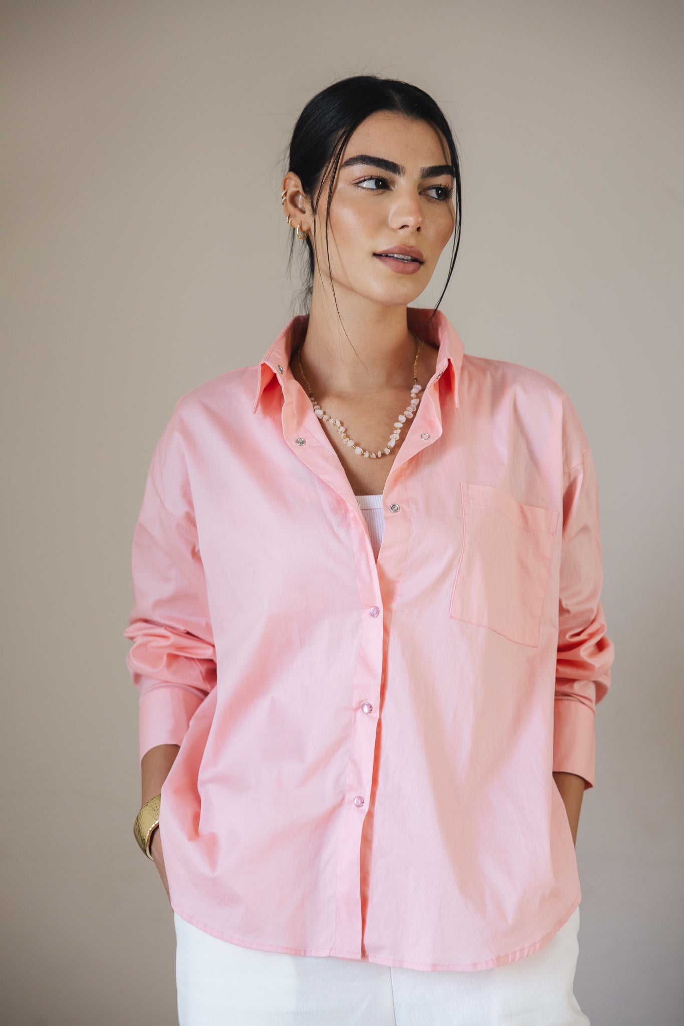 The Perfect Shirt Rose - AB ESSENTIALS