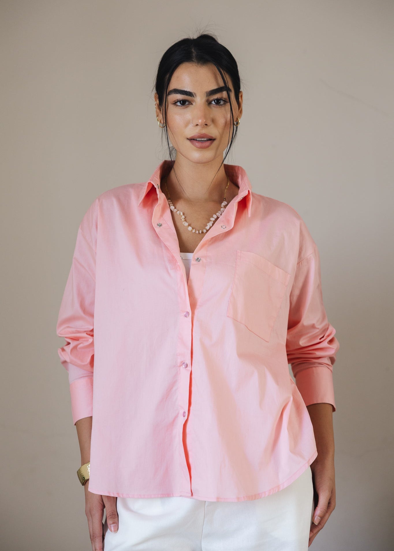 The Perfect Shirt Rose - AB ESSENTIALS