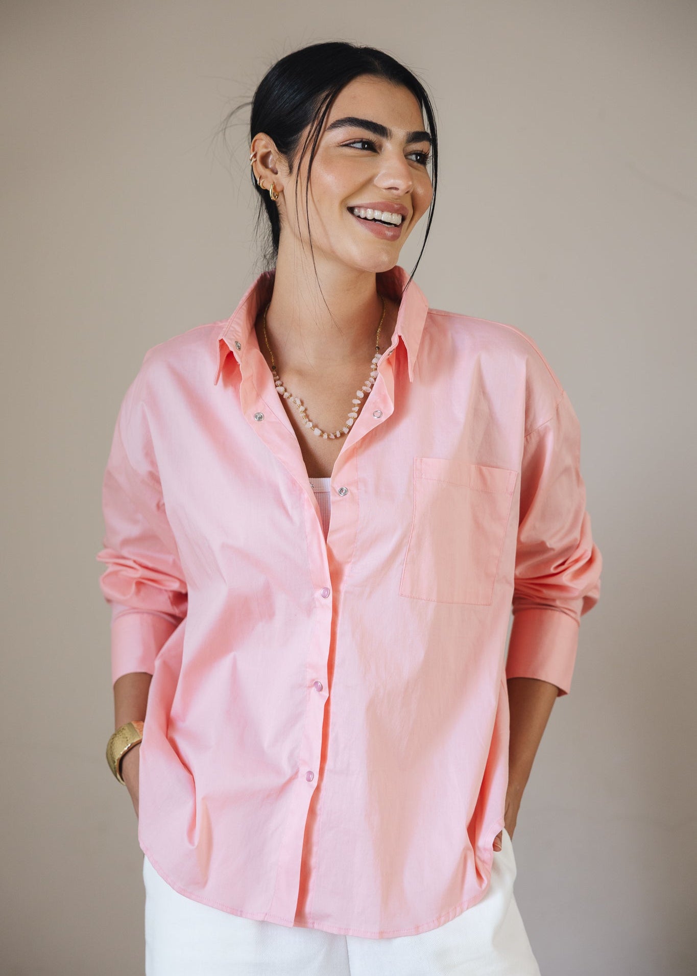 The Perfect Shirt Rose - AB ESSENTIALS