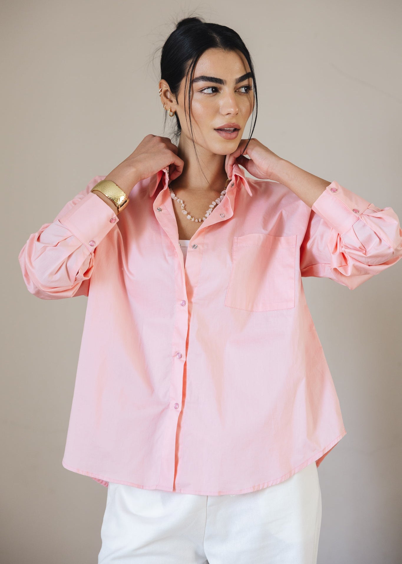 The Perfect Shirt Rose - AB ESSENTIALS