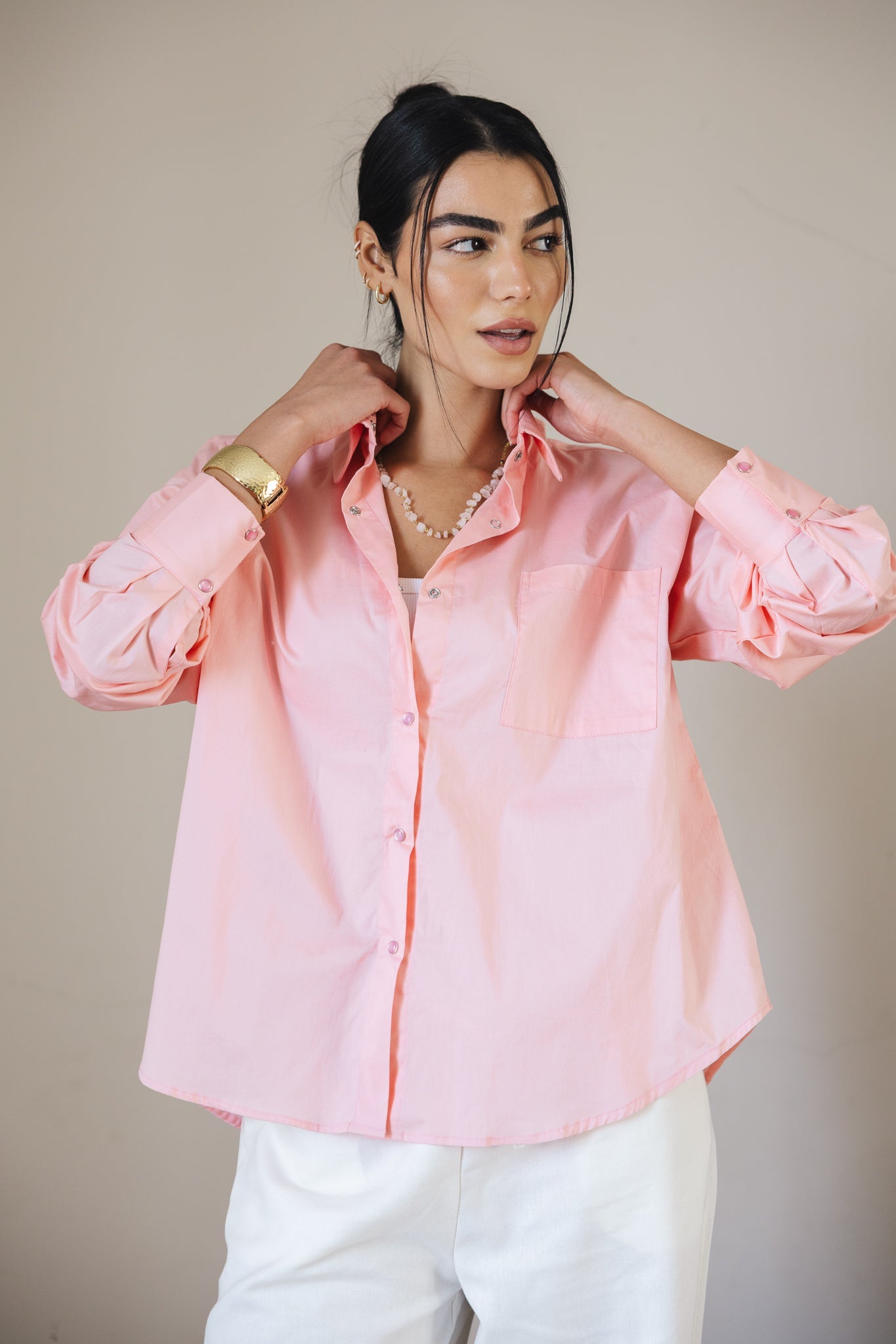 The Perfect Shirt Rose - AB ESSENTIALS