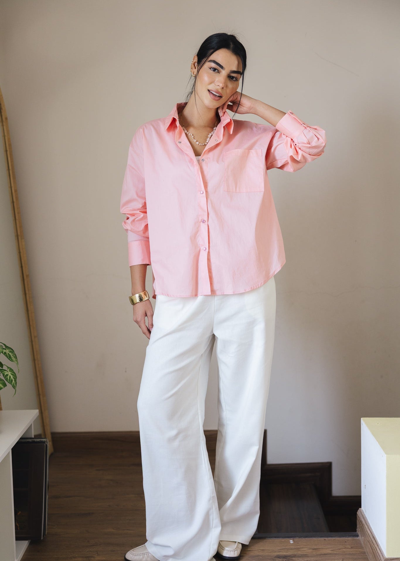 The Perfect Shirt Rose - AB ESSENTIALS