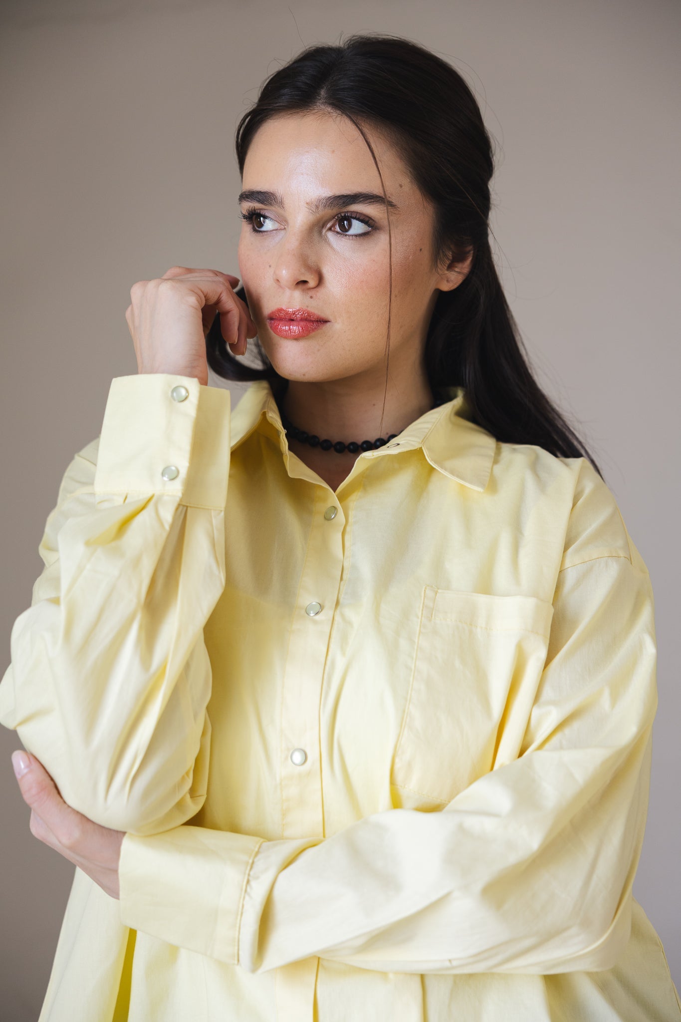 The Perfect Shirt Yellow - AB ESSENTIALS