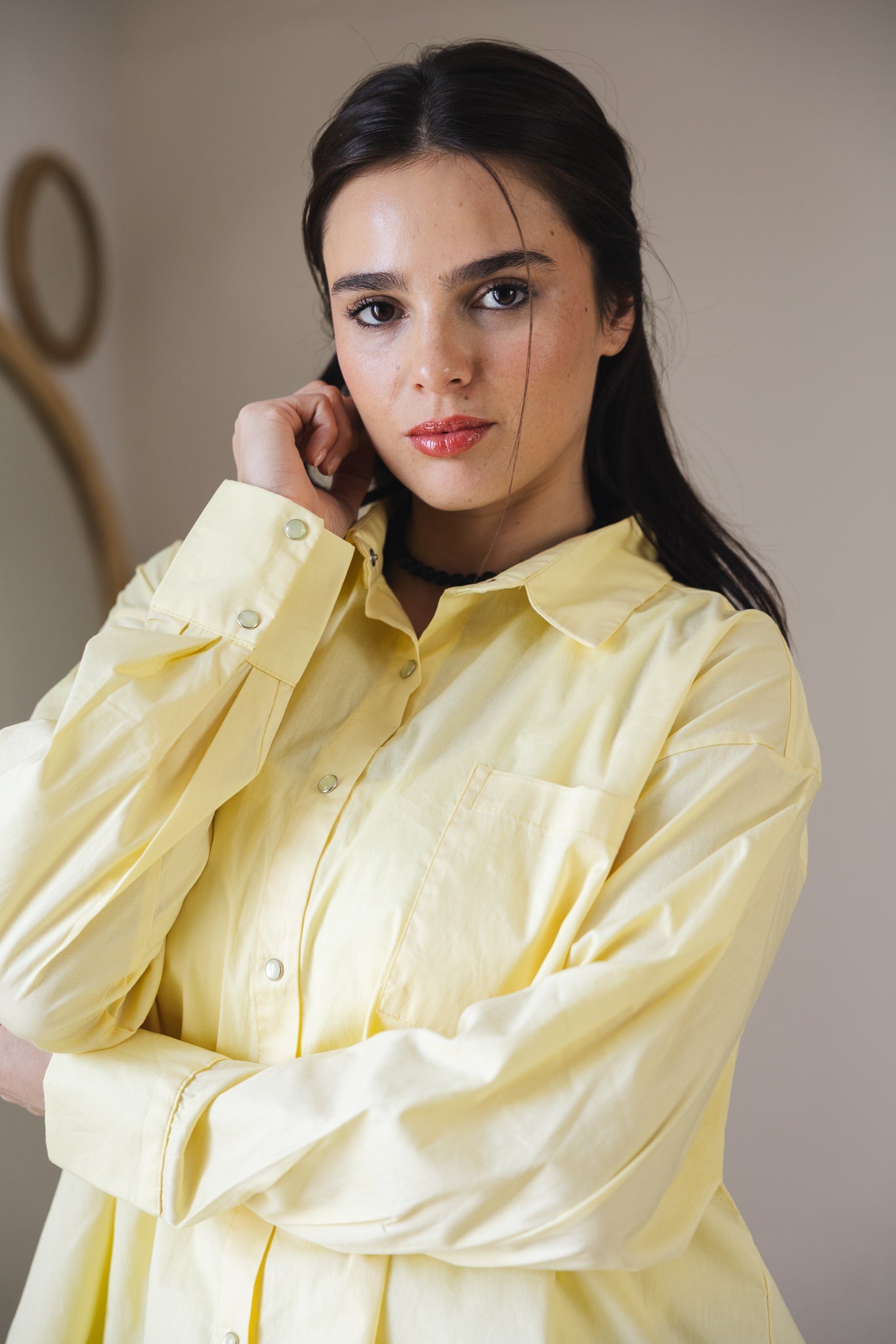 The Perfect Shirt Yellow - AB ESSENTIALS