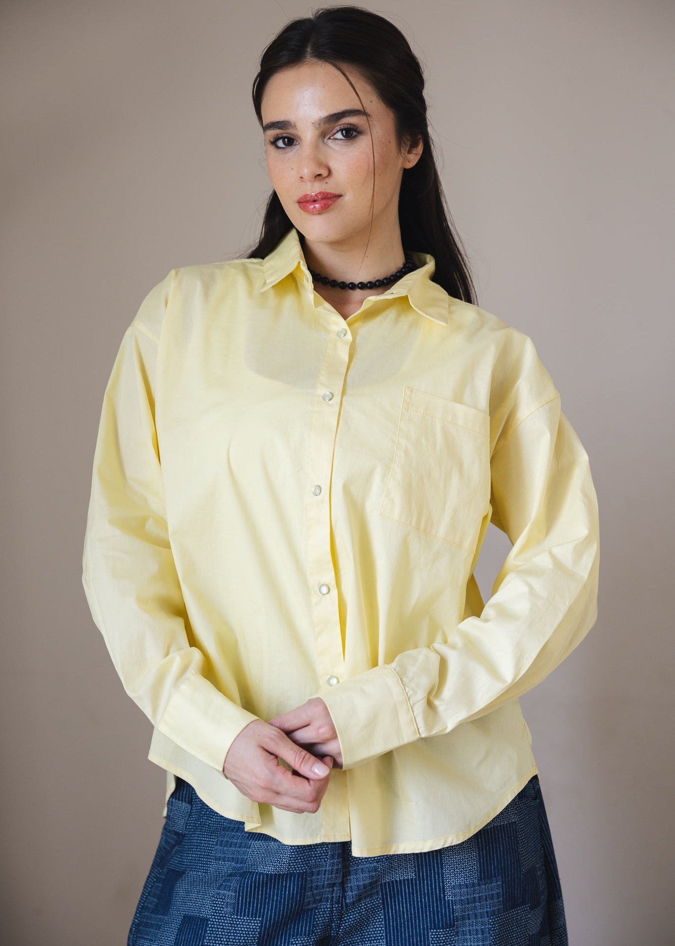 The Perfect Shirt Yellow - AB ESSENTIALS