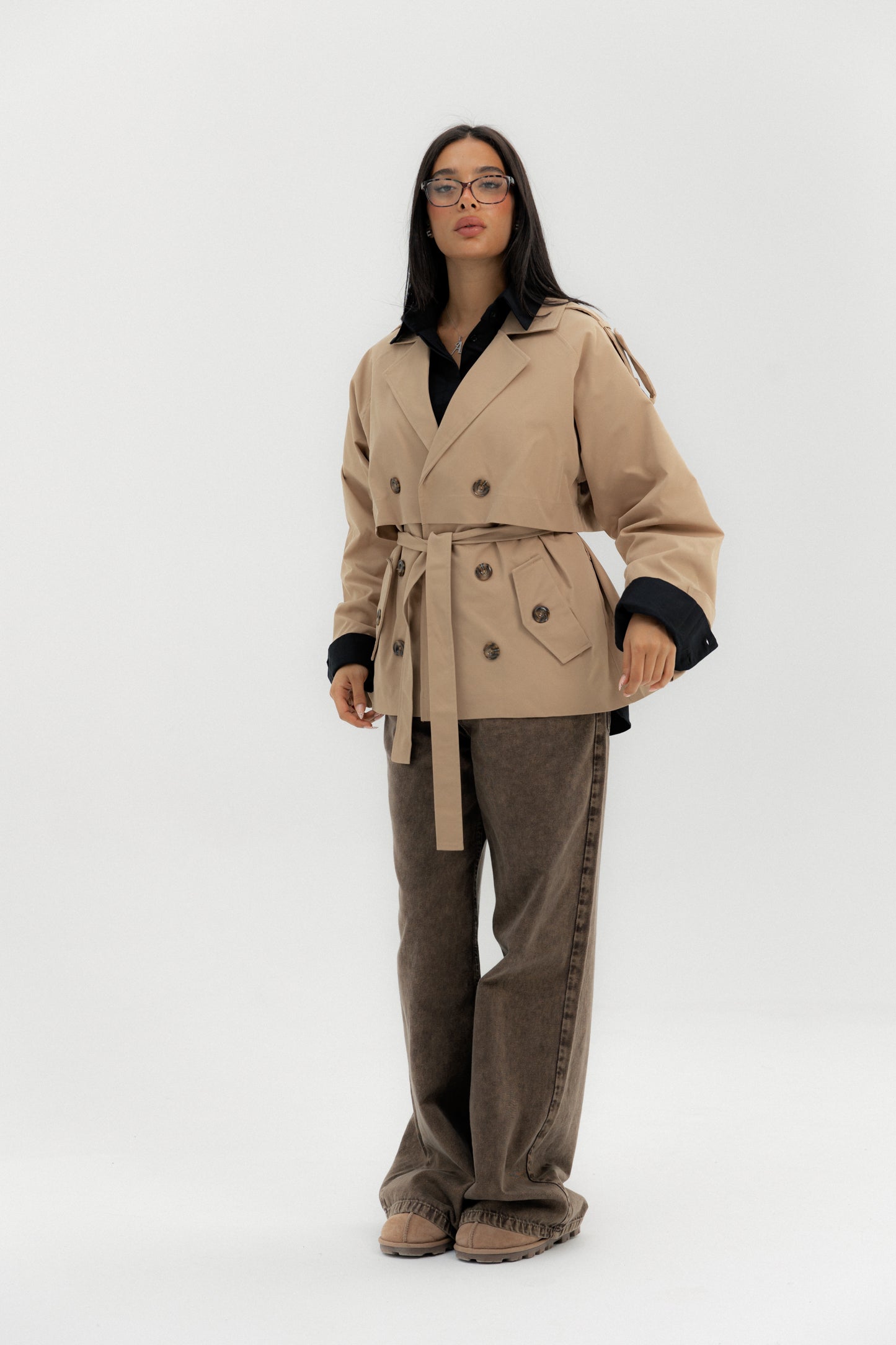 Trench Jacket Beige - AB ESSENTIALS