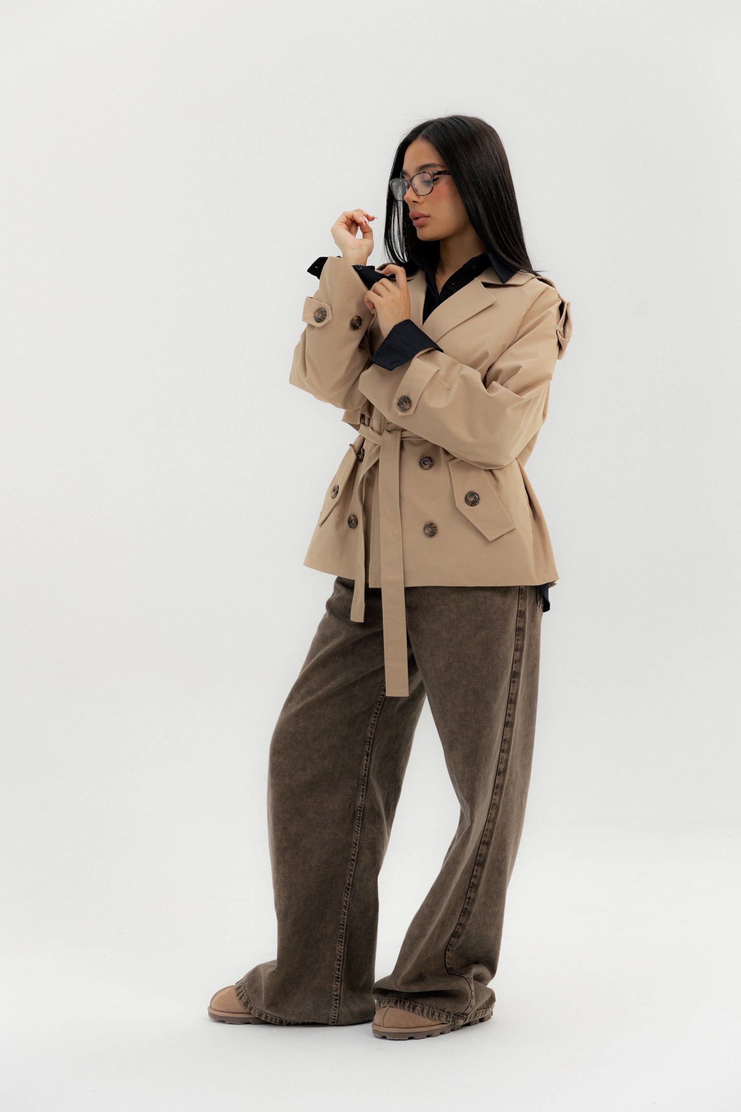 Trench Jacket Beige - AB ESSENTIALS