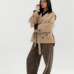 Trench Jacket Beige - AB ESSENTIALS