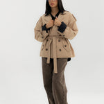 Trench Jacket Beige - AB ESSENTIALS