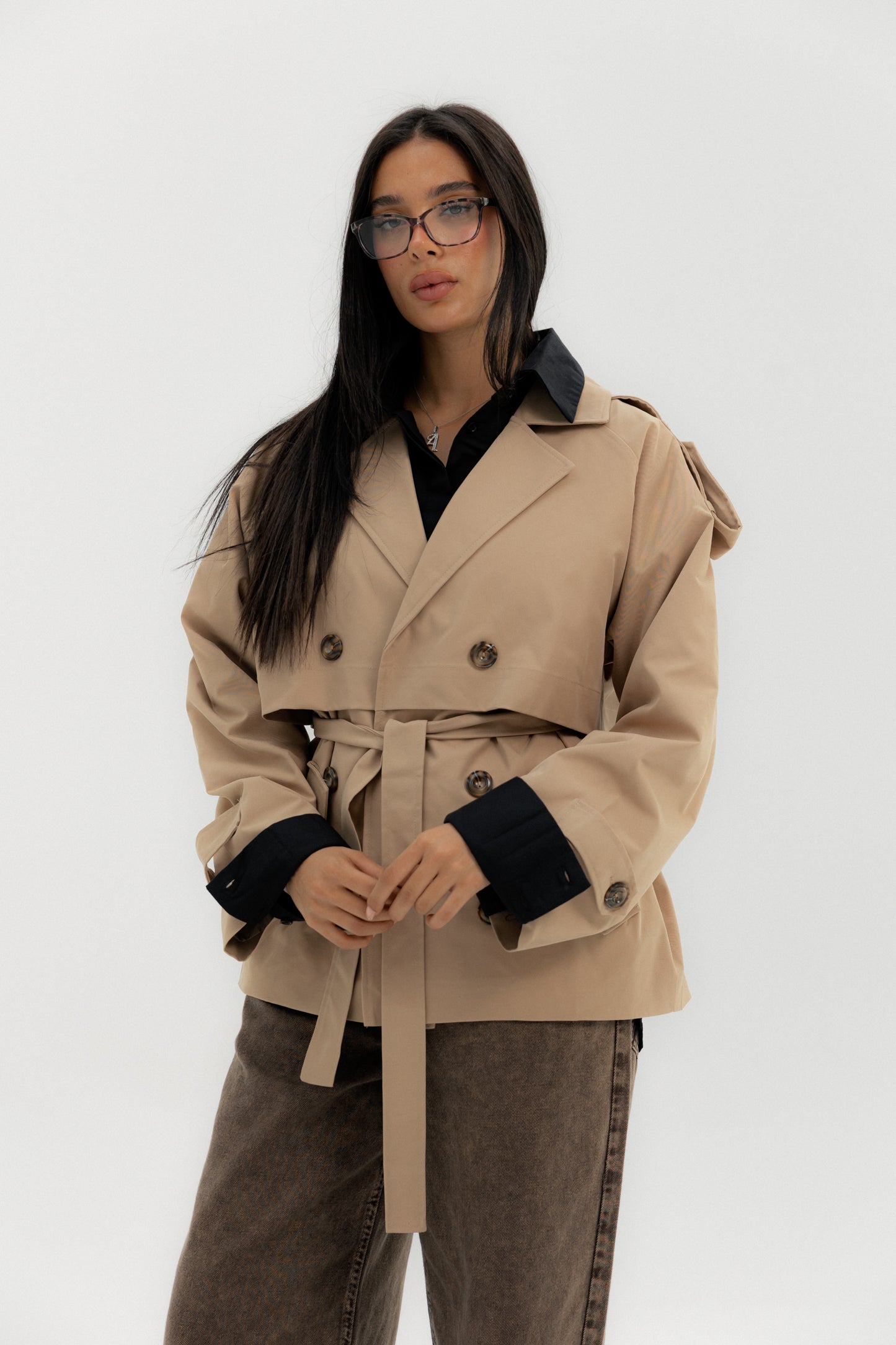 Trench Jacket Beige - AB ESSENTIALS