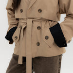 Trench Jacket Beige - AB ESSENTIALS