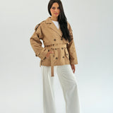 Trench Jacket Beige - AB ESSENTIALS