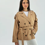 Trench Jacket Beige - AB ESSENTIALS