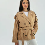Trench Jacket Beige - AB ESSENTIALS