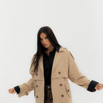 Trench Jacket Beige - AB ESSENTIALS