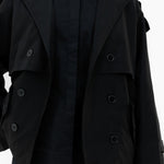 Trench Jacket Black - AB ESSENTIALS