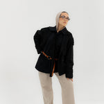 Trench Jacket Black - AB ESSENTIALS