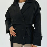 Trench Jacket Black - AB ESSENTIALS
