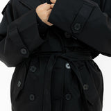 Trench Jacket Black - AB ESSENTIALS