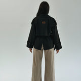 Trench Jacket Black - AB ESSENTIALS