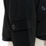 Trench Jacket Black - AB ESSENTIALS