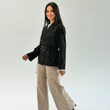 Trench Jacket Black - AB ESSENTIALS