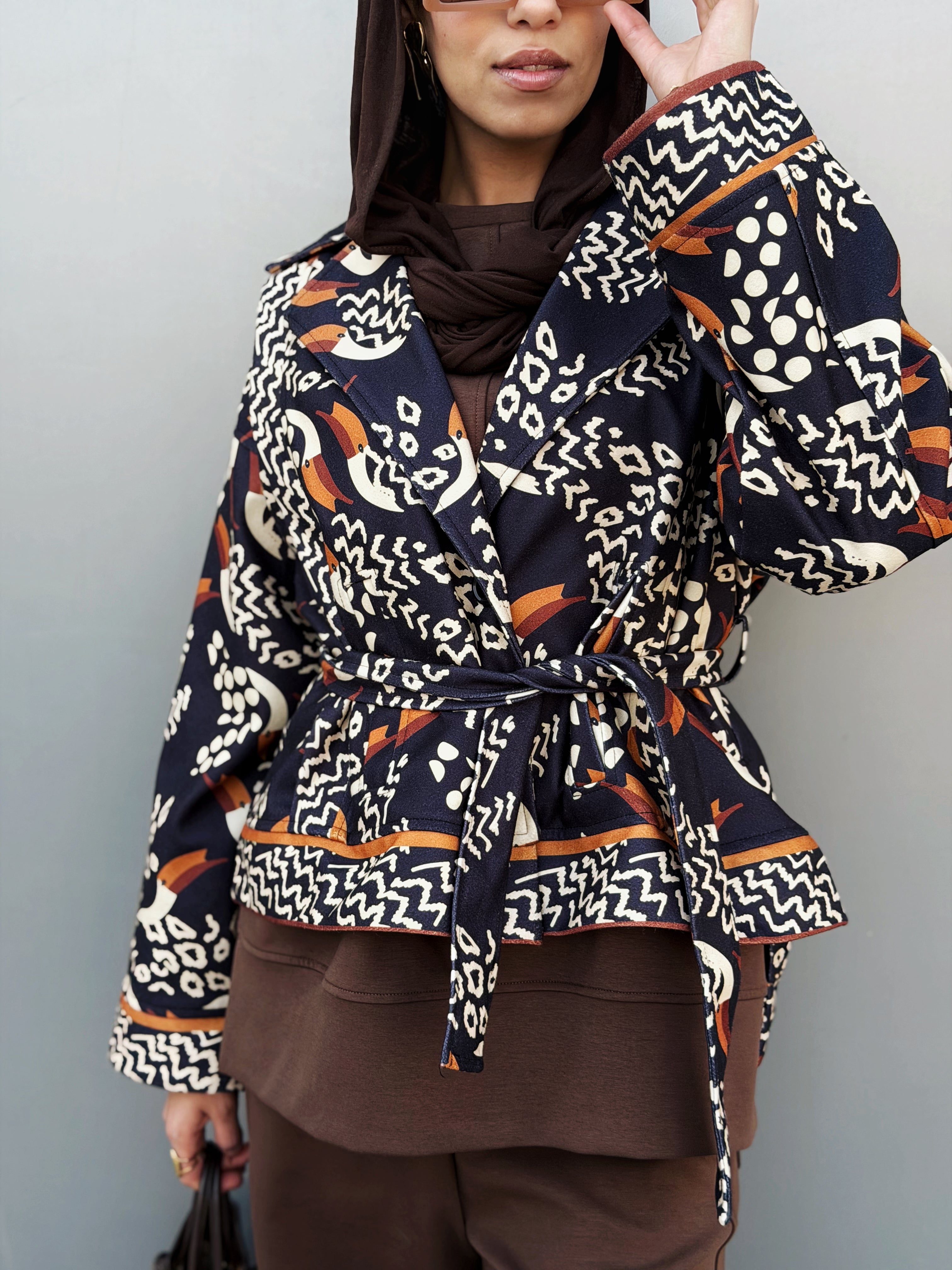 Tropical Black Jacket - AB ESSENTIALS