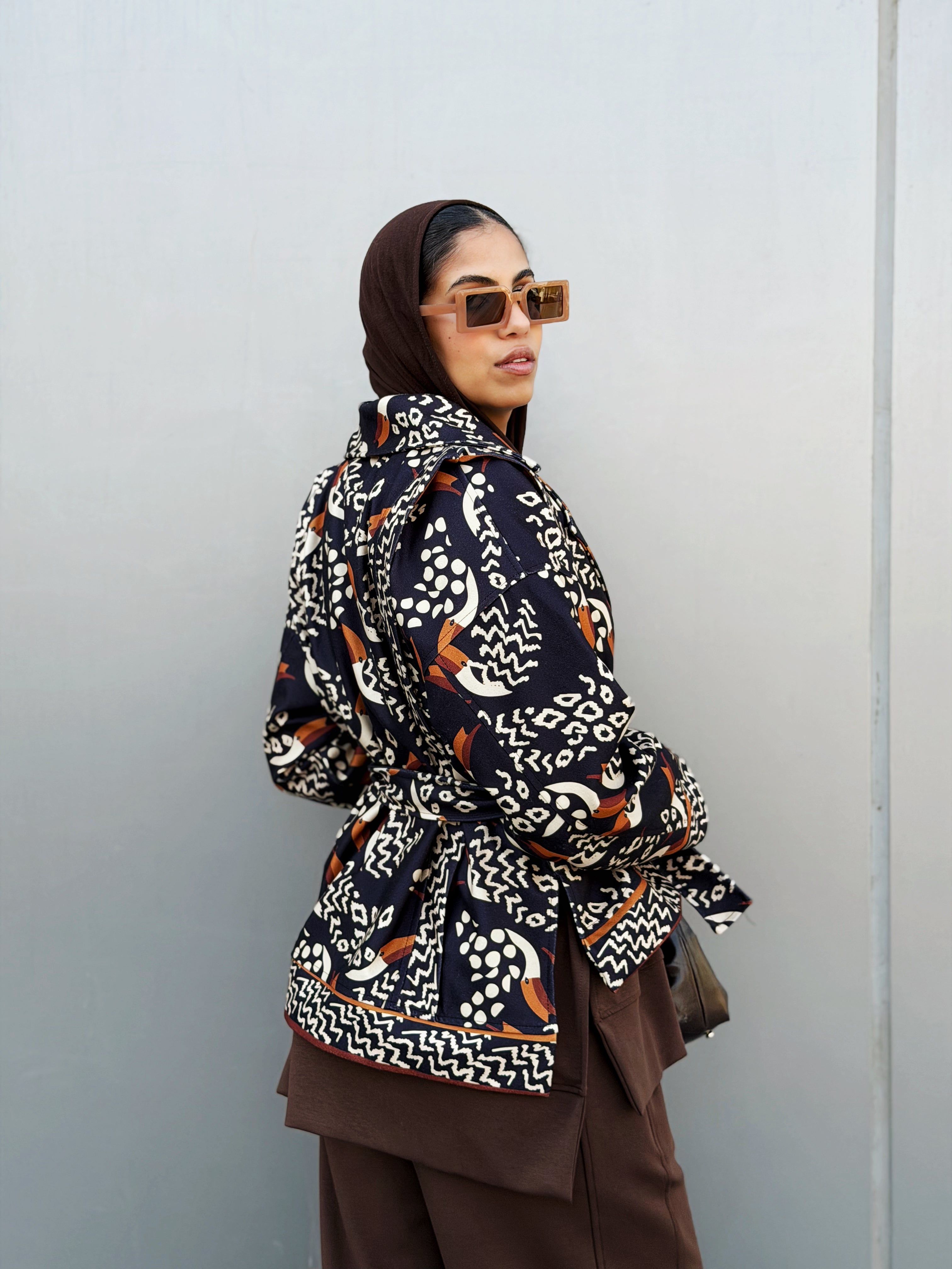 Tropical Black Jacket - AB ESSENTIALS