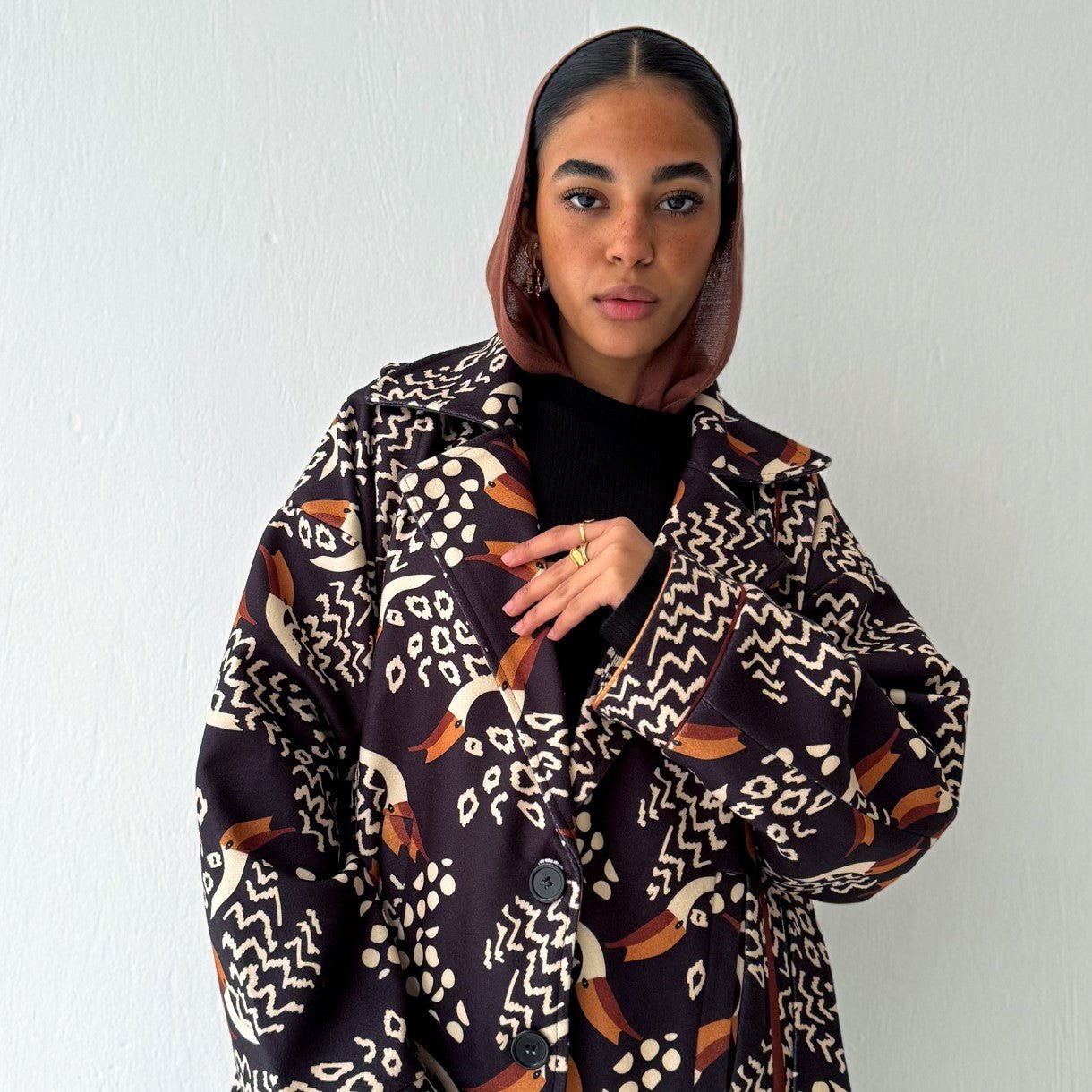 Tropical Black Jacket - AB ESSENTIALS